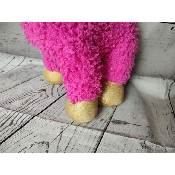 Build A Bear Pink Sparkle Llamacorn Llama Unicorn Plush 18" Glitter Valentines - Picture 4 of 7
